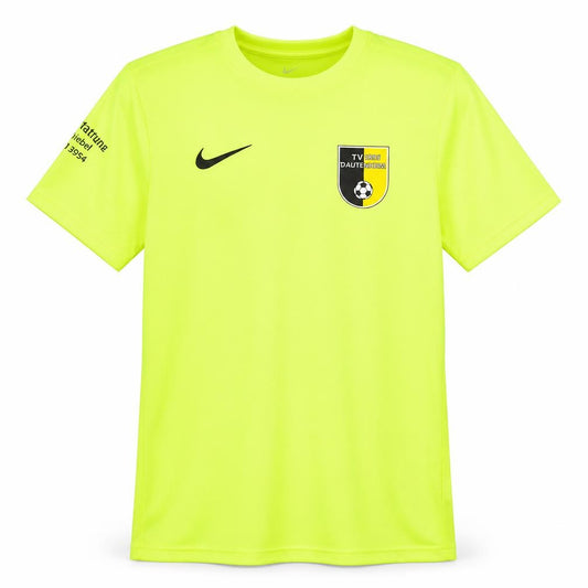 Front view of Nike Men's Green Football Jersey T-Shirt M