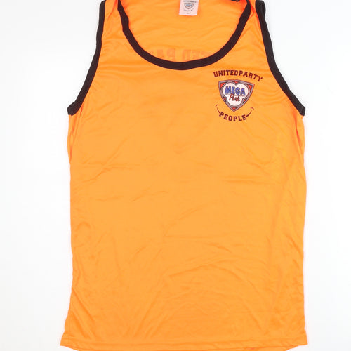 Mega Park Men's Orange XL Tank Top Jersey
