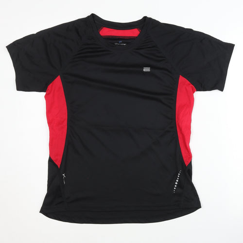 Oxide Unisex Black XL Running T-Shirt