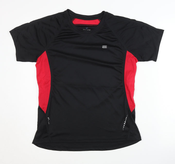 Oxide Unisex Black XL Running T-Shirt