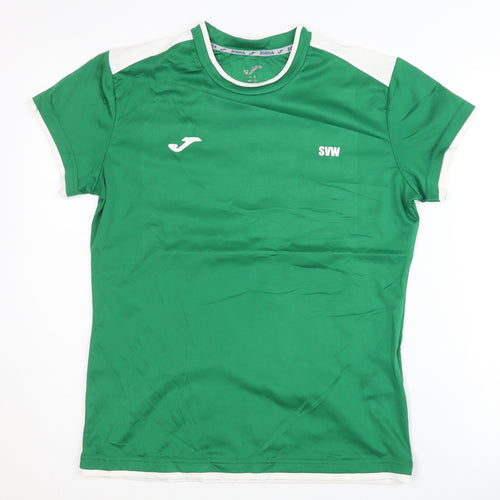 Joma Unisex Green Football T-Shirt Size L