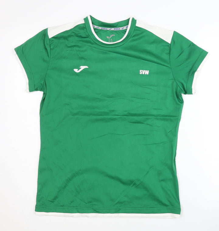 Joma Unisex Green Football T-Shirt Size L