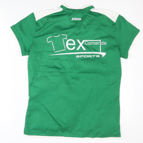 Joma Unisex Green Football T-Shirt Size L