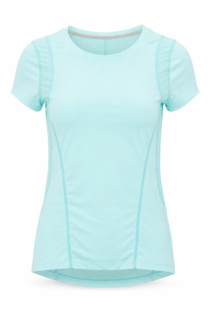 Front view of Seven Lemon Women's Blue XS Running T-Shirt