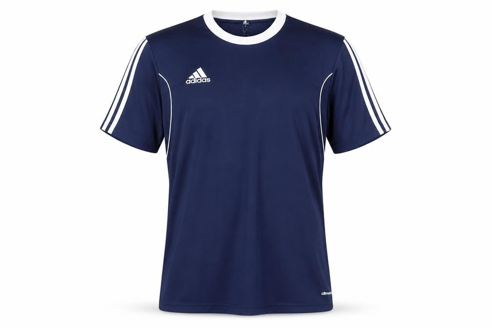 Front view of Adidas Men's Blue T-Shirt M Gym & Training