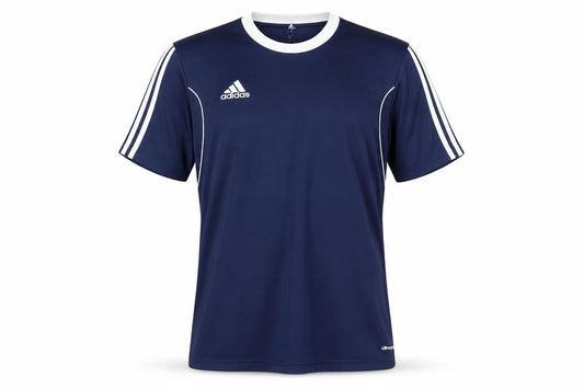 Front view of Adidas Men's Blue T-Shirt M Gym & Training