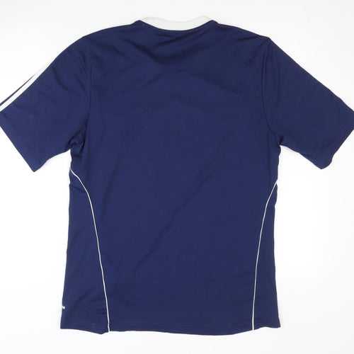 Adidas Men's Blue T-Shirt M Gym & Training