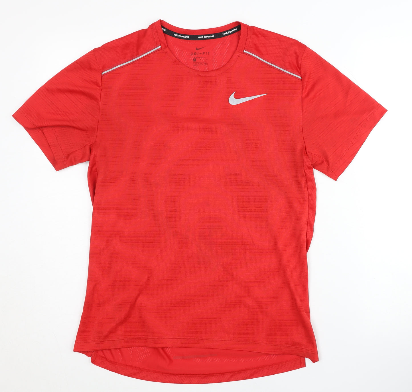 Nike Men’s Red Running T-Shirt Reflective S