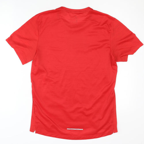 Nike Men’s Red Running T-Shirt Reflective S