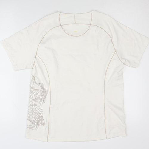 ALEX ATHLETICS Ivory Women's Size 14 T-Shirt