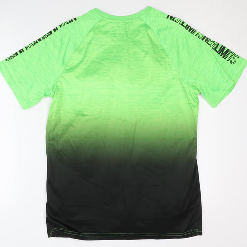 Download Men's Green Running T-Shirt, Size 170/176