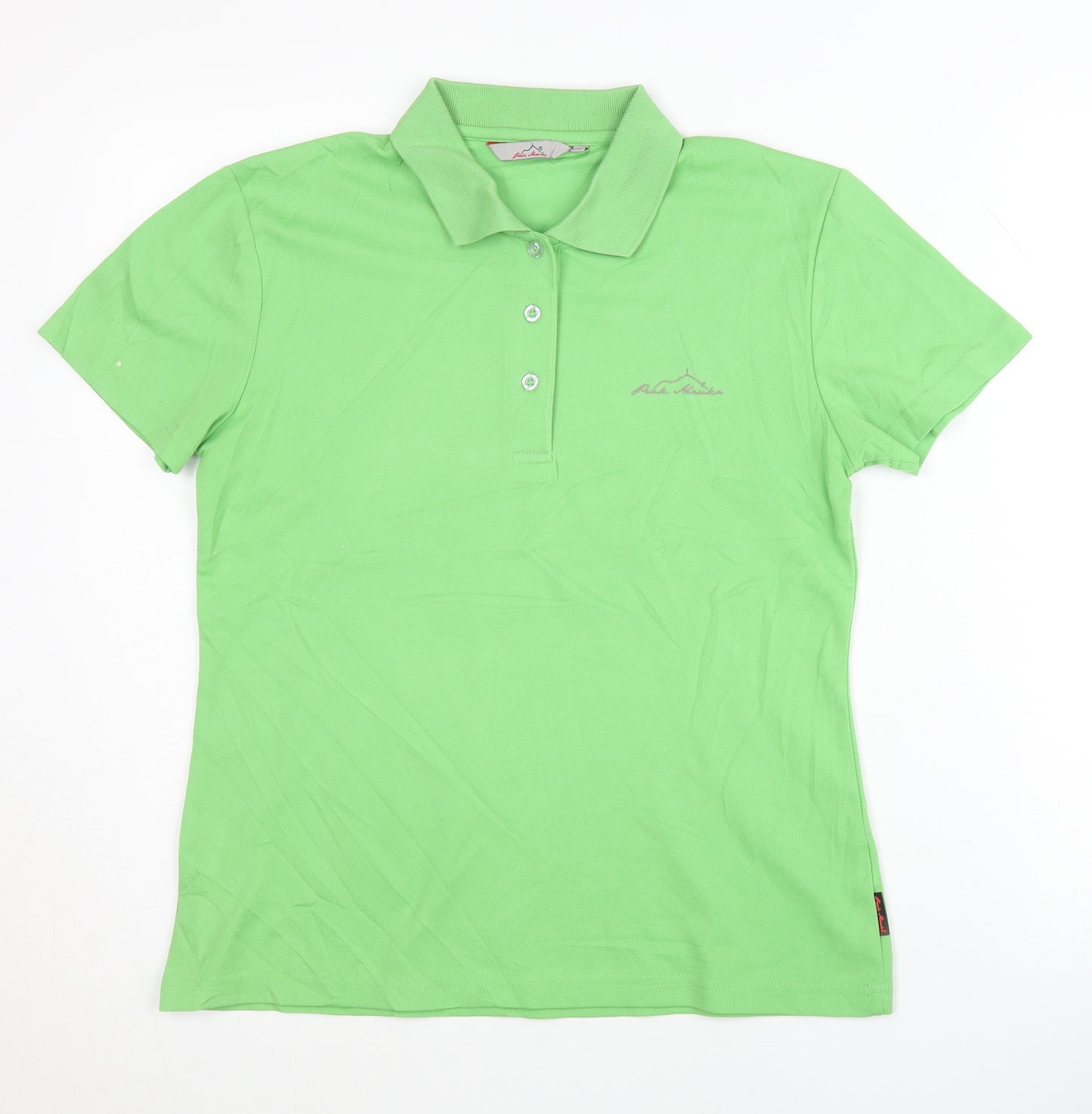 Peak Marks Women's Green Polo Shirt - Size M