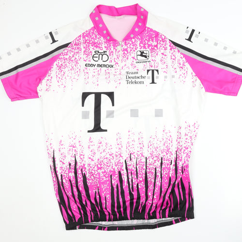 Giordana Pink Cycling Jersey 4XL Unisex Adult