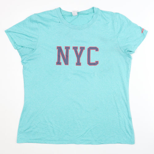 Decathlon Women's Blue T-Shirt Size 12 Casual Wear