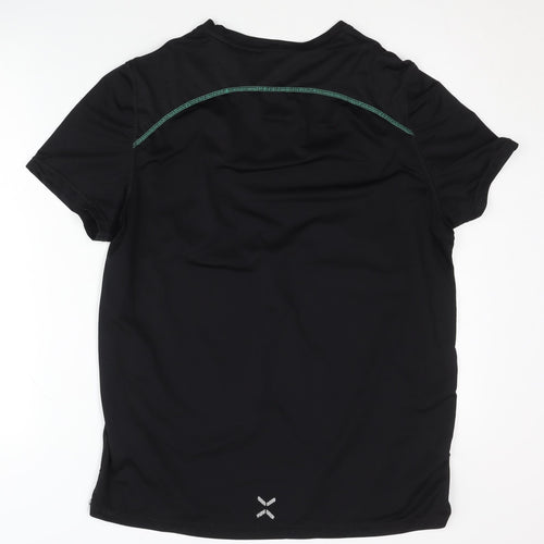 Crivit Men's Black Athletic T-Shirt, Size L – Gym & Training