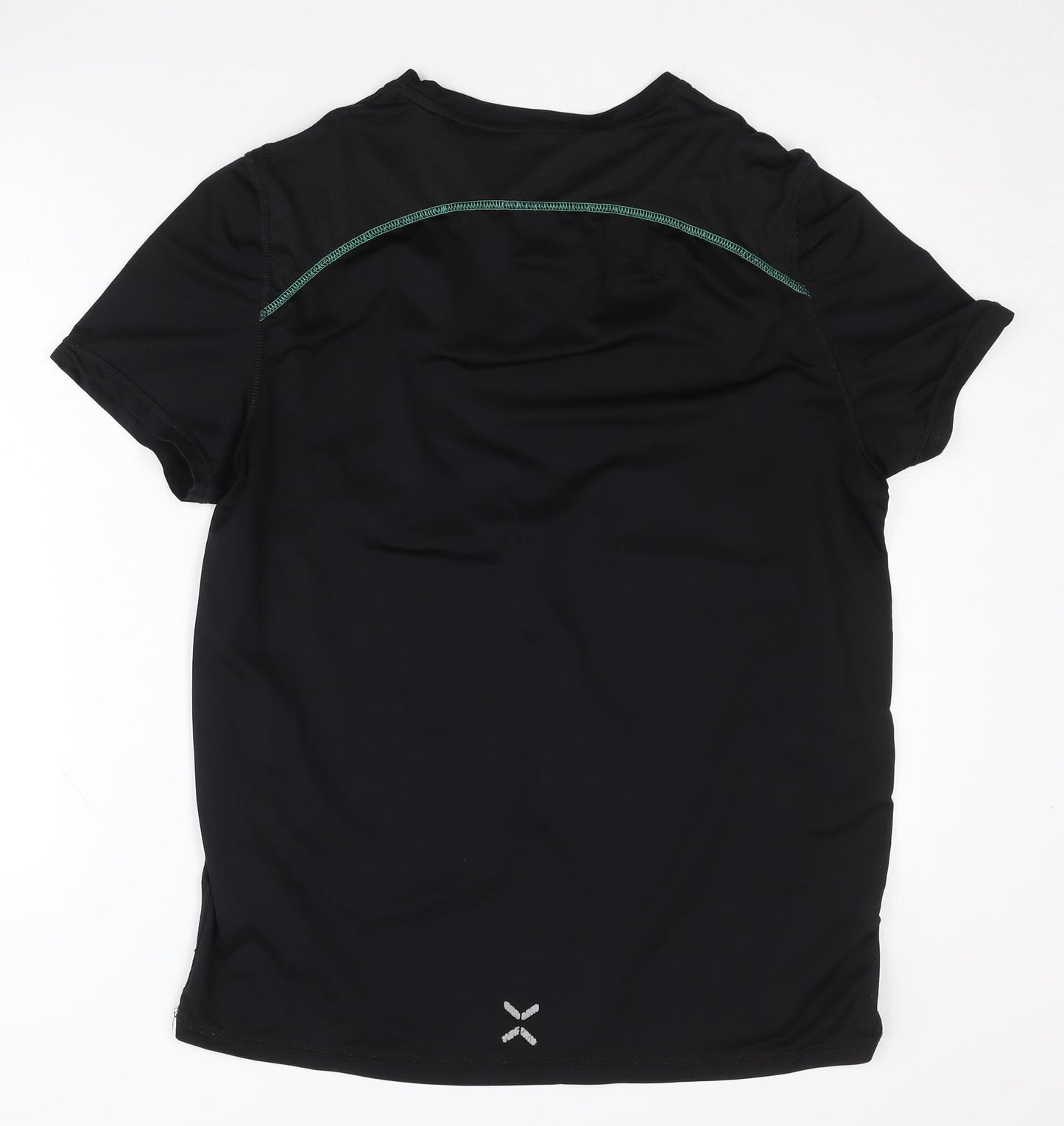 Crivit Men's Black Athletic T-Shirt, Size L – Gym & Training