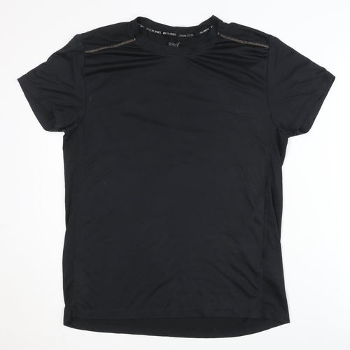 Crivit Men's Black T-Shirt - Medium, Gym & Training
