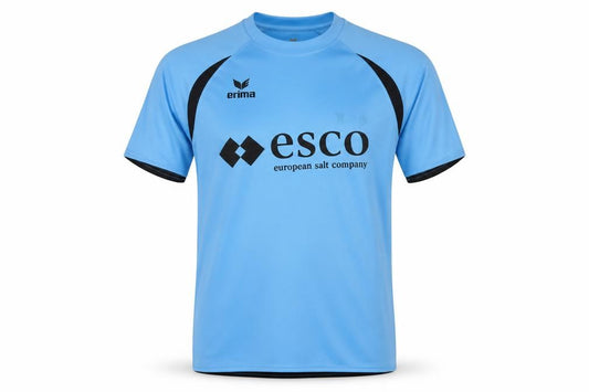 Front view of Erima Blue Men's Sports T-Shirt, size L