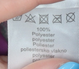 Okay Women's Purple Plaid Athletic Shorts S