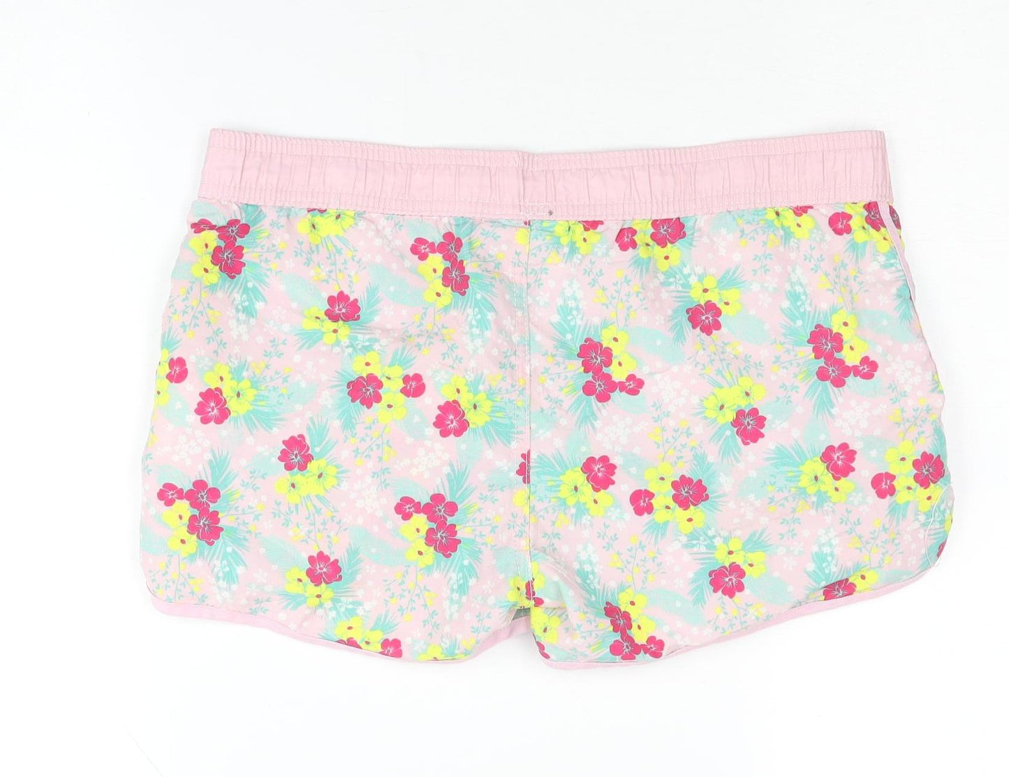 Y.F.K. Teens Pink Floral Athletic Shorts