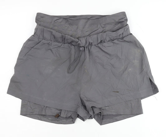 Crane Women's Grey Athletic Shorts Size 10 Regular Fit
