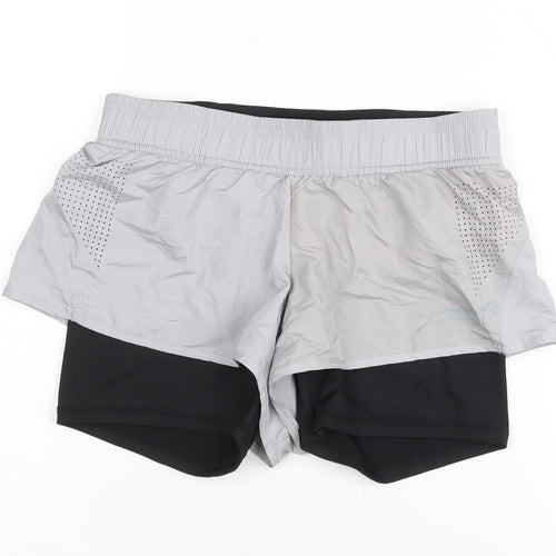 Hoodies Womens XS Grey Black Biker Shorts