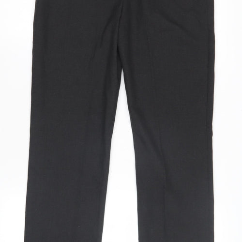 Marks and Spencer Boys Black Formal Trousers, Size 13 Years