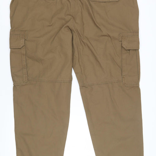 Marks and Spencer Men's Brown Cargo Trousers 42"W 29"L