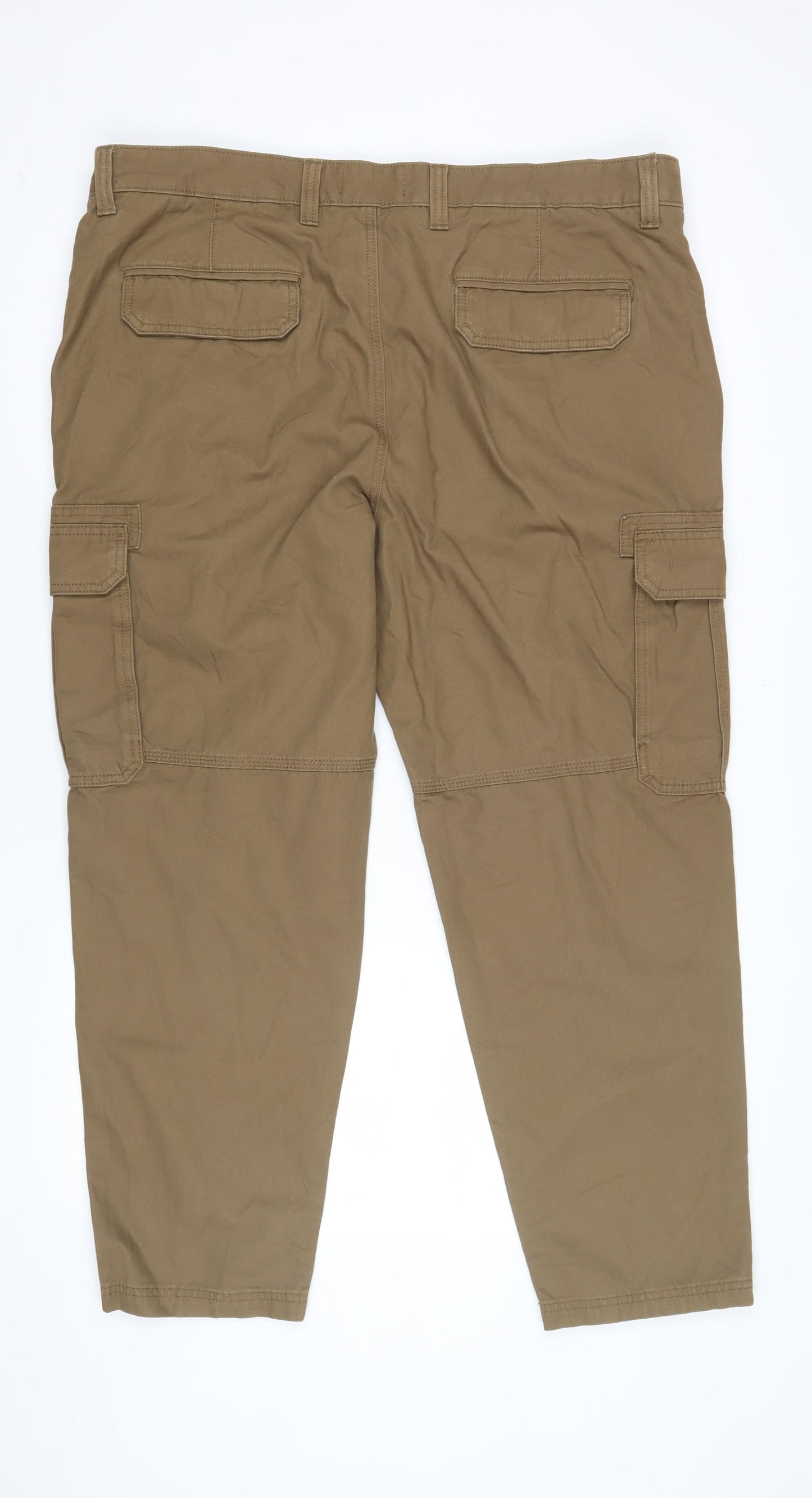 Marks and Spencer Men's Brown Cargo Trousers 42"W 29"L