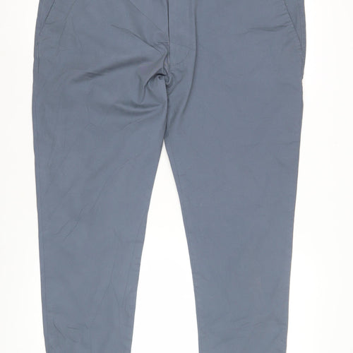 Marks & Spencer Blue Skinny Fit Chino Trousers - 40