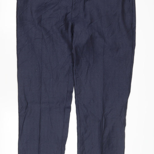 Marks and Spencer Men's Blue Trousers, Size 40, Formal Wear