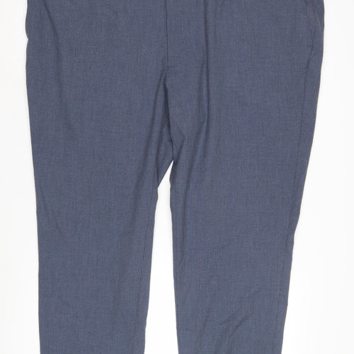 Marks and Spencer Mens Blue Trousers 50" Short