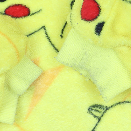 Pokemon Pikachu Kids Yellow Fleece Robe Size S