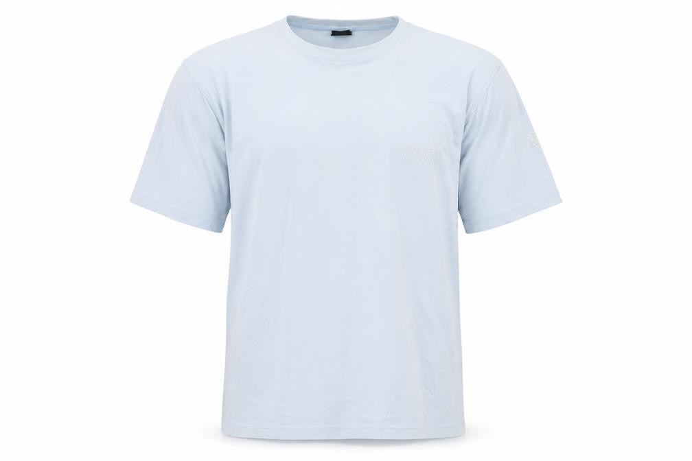 Front view of Jack Wolfskin Men's Blue 2XL Crew Neck T-Shirt