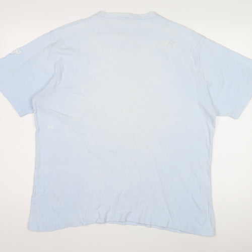 Jack Wolfskin Men's Blue 2XL Crew Neck T-Shirt