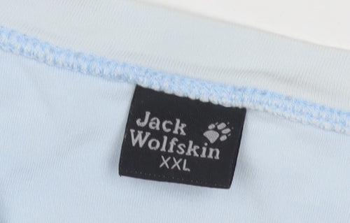 Jack Wolfskin Men's Blue 2XL Crew Neck T-Shirt