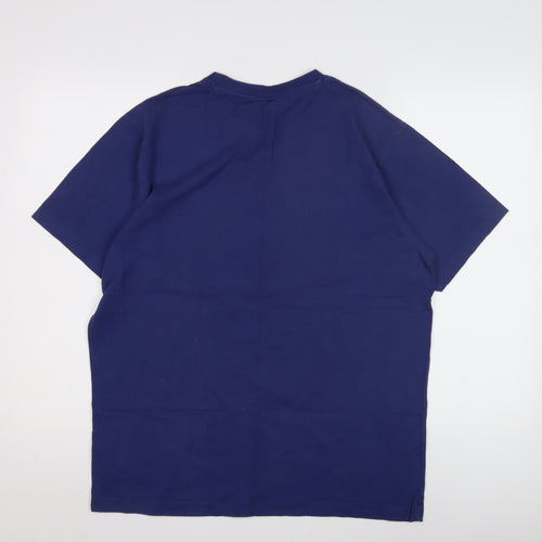 North Ridge Men's Blue Graphic Nature T-Shirt M