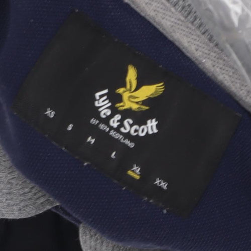 Lyle & Scott Men's Blue Polo Shirt L