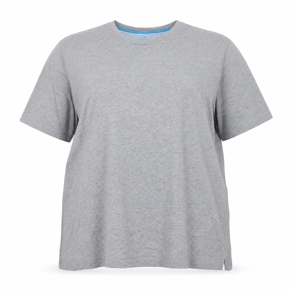Blue Harbour Unisex Grey Crew Neck T-Shirt XL Regular Fit Cotton