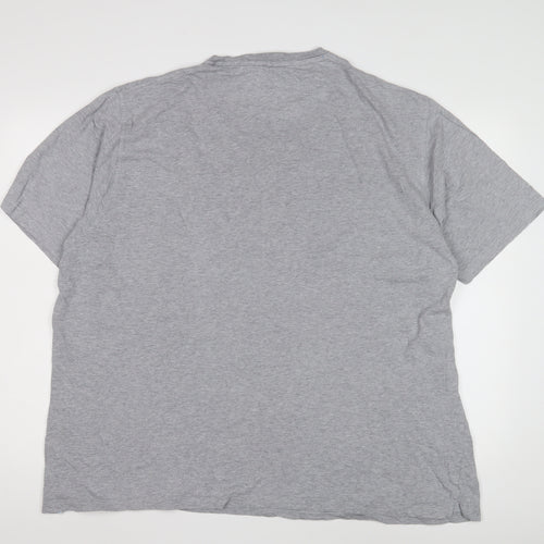 Blue Harbour Unisex Grey Crew Neck T-Shirt XL Regular Fit Cotton