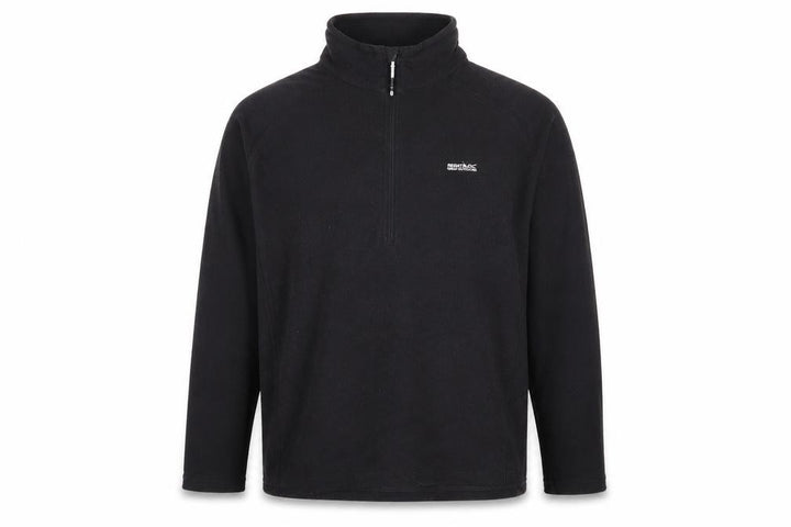 Regatta Men's Black 2XL Fleece 1/4 Zip Sweatshirt