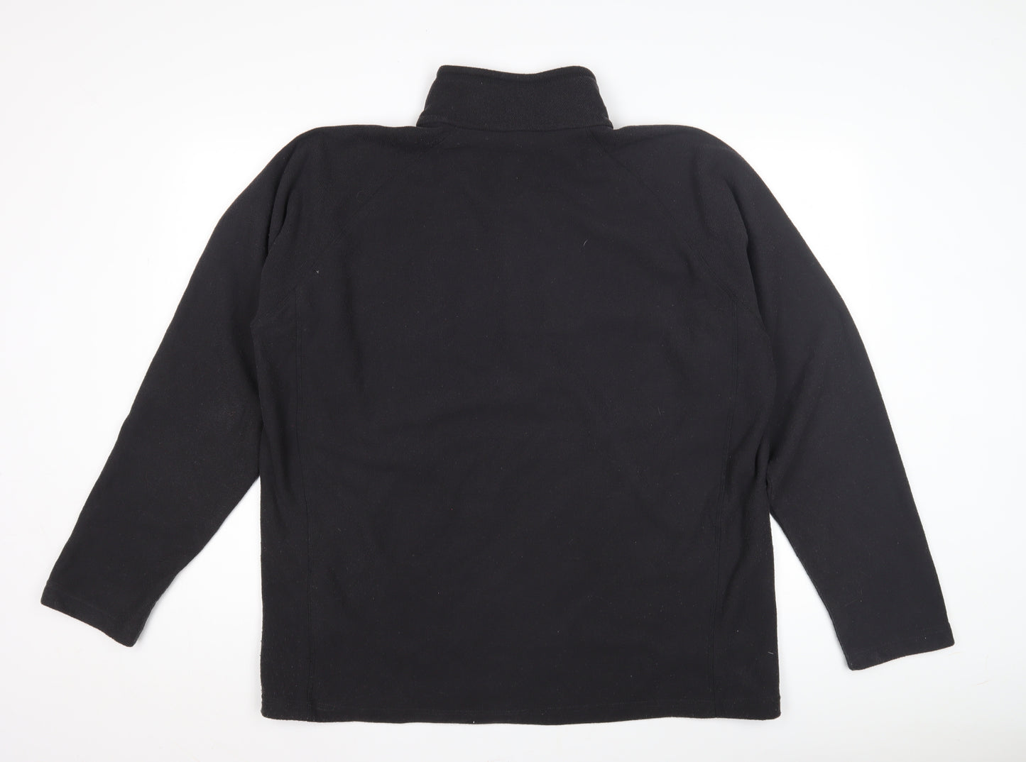 Regatta Men's Black 2XL Fleece 1/4 Zip Sweatshirt