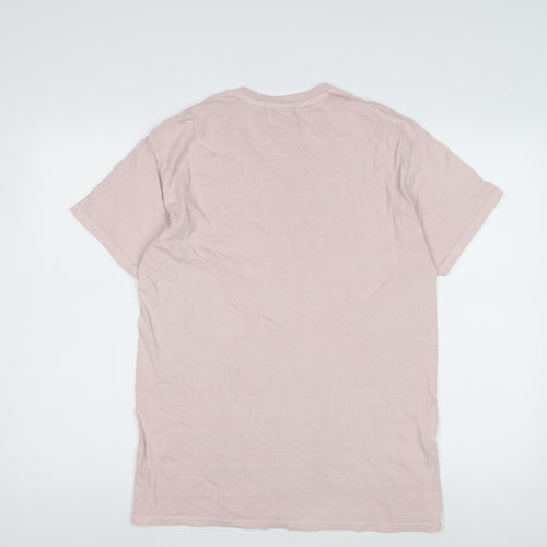 Urban Outfitters Pink XS T-Shirt, Unisex, Cotton