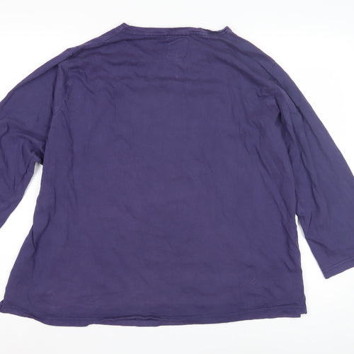Country Rose Women's Purple XL Floral T-Shirt