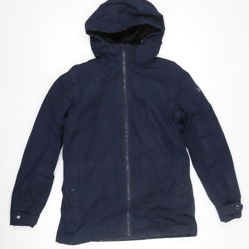 Regatta Women's Blue Hooded Parka Jacket Size 12