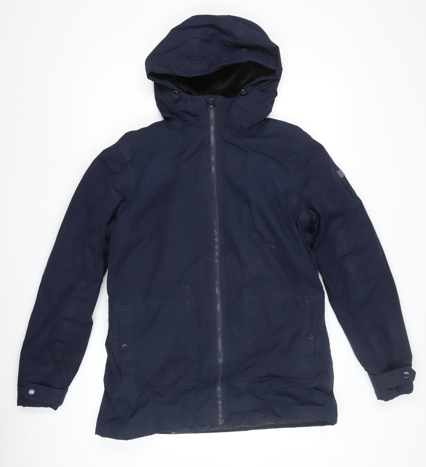 Regatta Women's Blue Hooded Parka Jacket Size 12