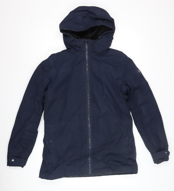 Regatta Women's Blue Hooded Parka Jacket Size 12