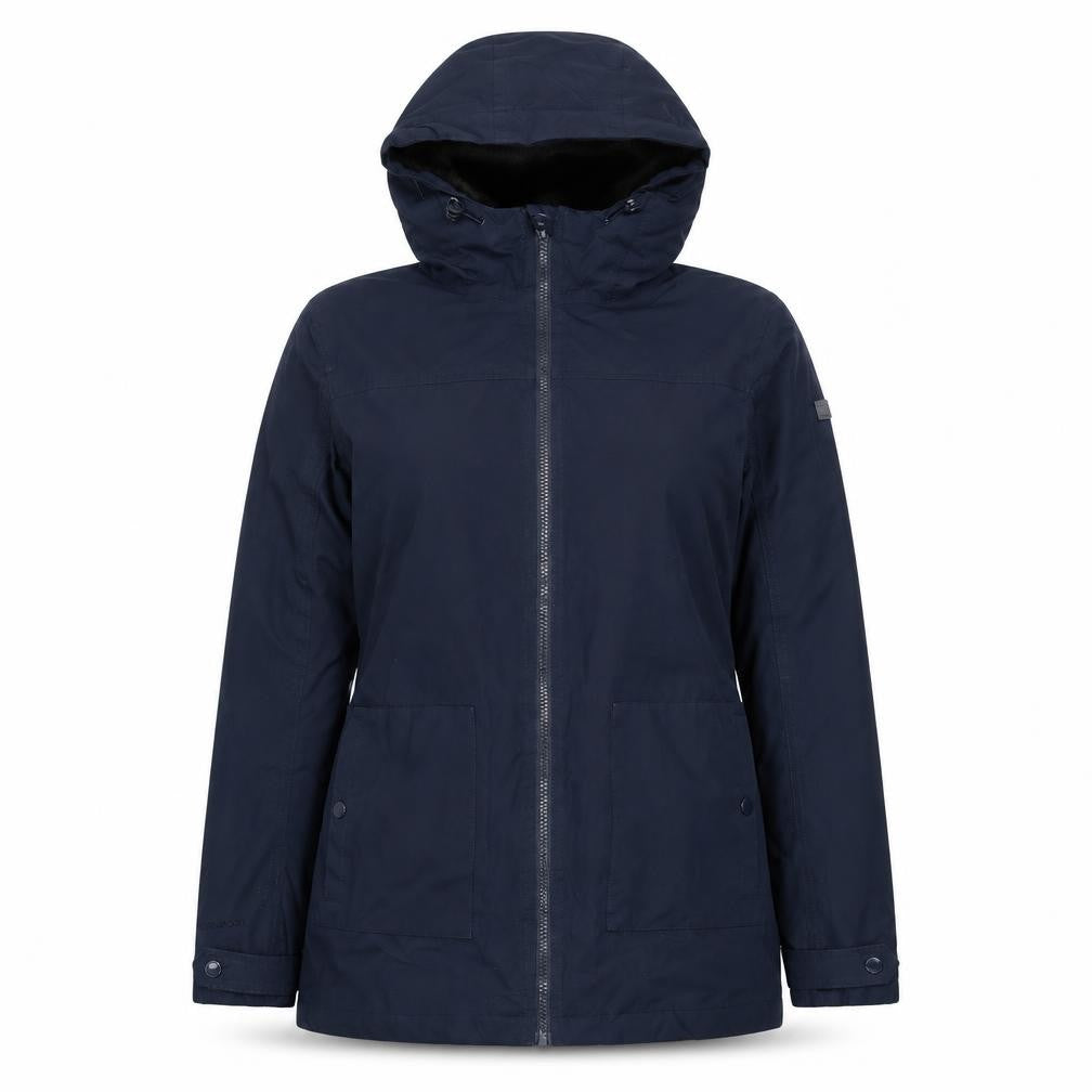 Regatta Women's Blue Hooded Parka Jacket Size 12