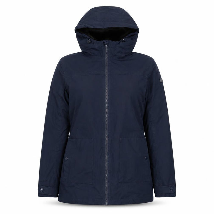 Regatta Women's Blue Hooded Parka Jacket Size 12