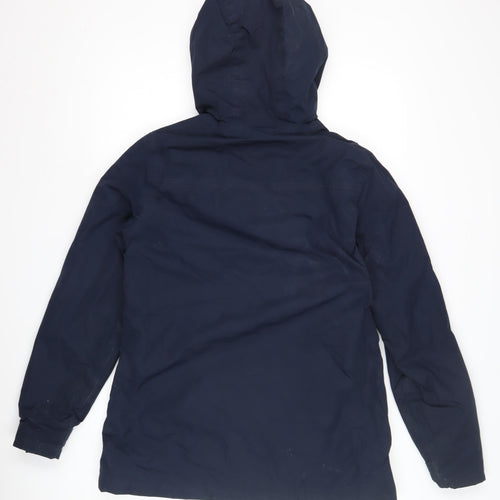 Regatta Women's Blue Hooded Parka Jacket Size 12